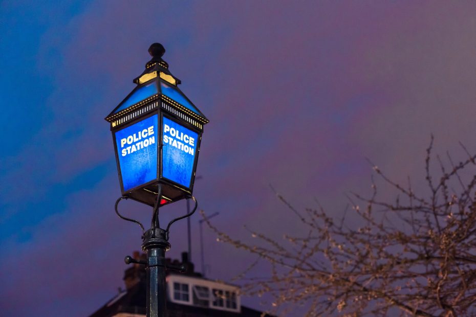 Police station lamp